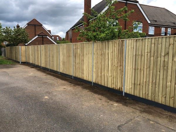 Durapost fencing installation in Abingdon